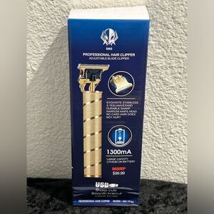 SMS KM-1974A Pro Cordless Hair Clipper - Carbon Steel 1300MA Battery"*